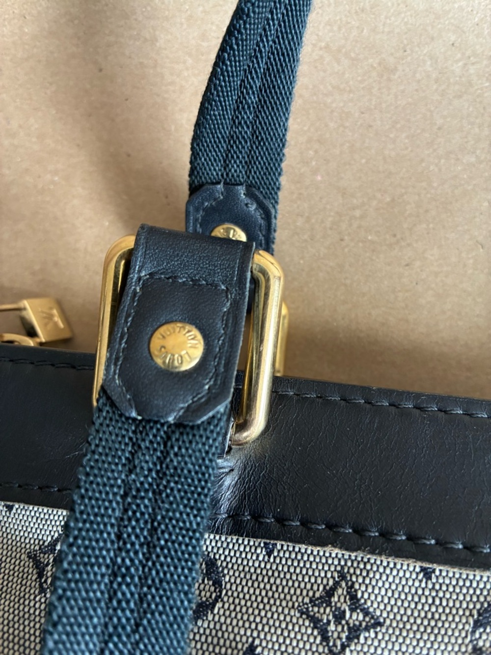 Louis Vuitton Blue Monogram Lin Lucille PM Bag - Picture 8 of 15